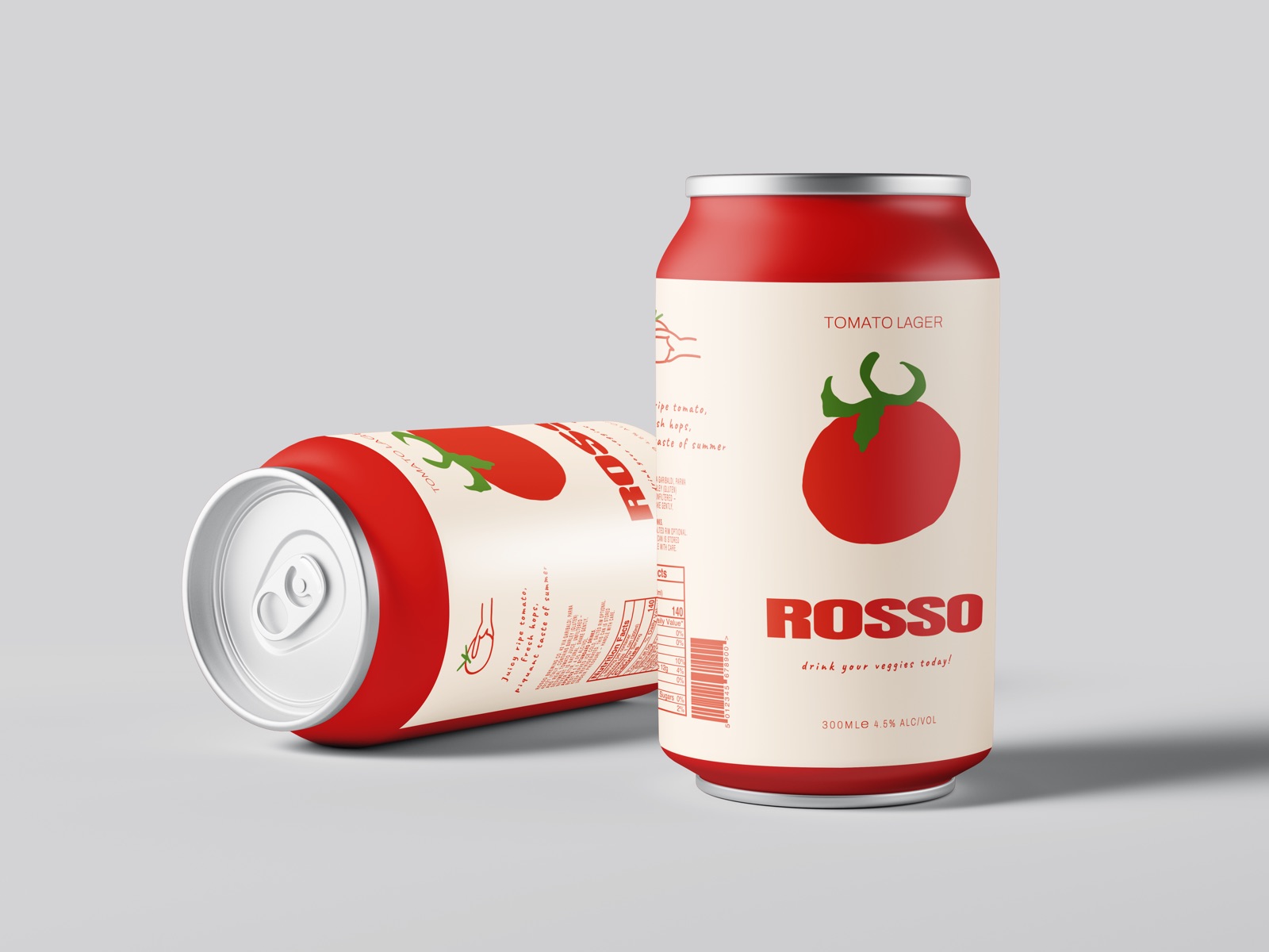ROSSO — этикетка томатного лагера